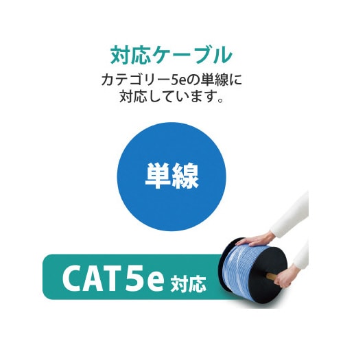 STPケーブル用 RJ45コネクタ シールド対応