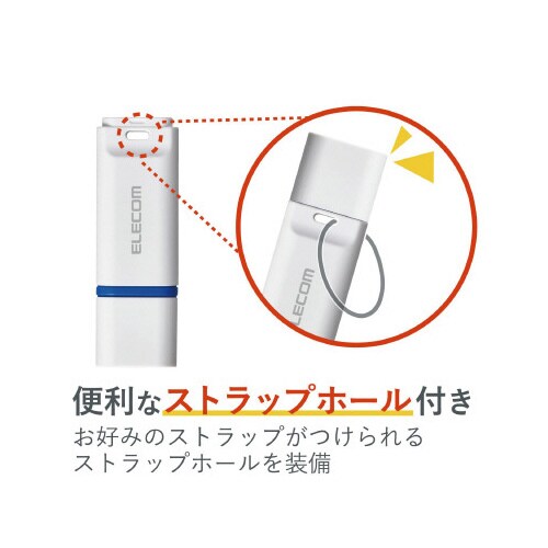 USBメモリー/データ復旧/16GB/ホワイト