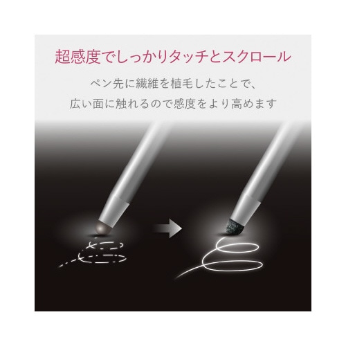スマホ/タブレット タッチペン 交換 2個 超感度