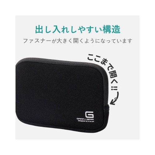 デジカメケース ネオプレン素材 Sサイズ ブラック