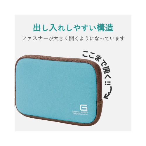 デジカメケース ネオプレン素材 Sサイズ ブルー