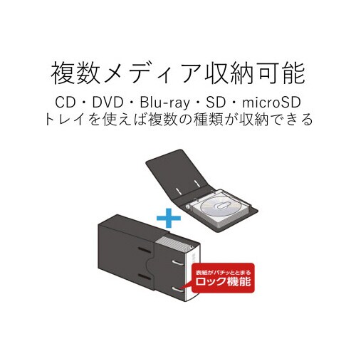 ケース付きバインダータイプ 36枚 両面収納 透明