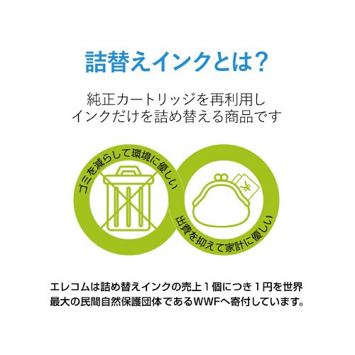 5回分 ブラック BCI−350対応/顔料