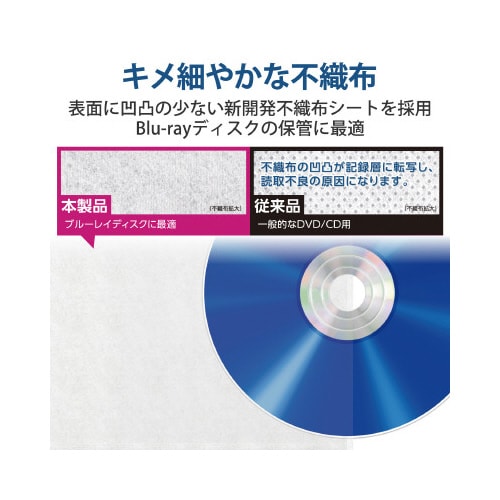 不織布ケース60枚入 120枚収納 5色アソート