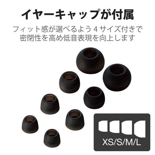 ステレオイヤホン/カナル型/F12C/ブラック