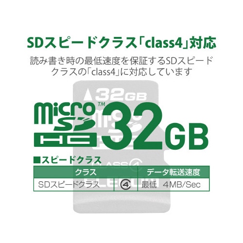 microSDHCカード/データ復旧付/32GB