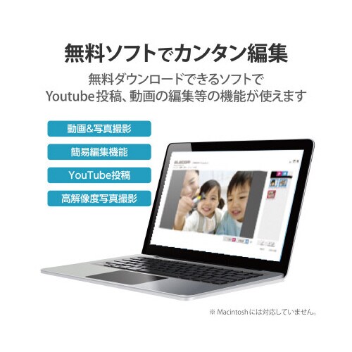 WEBカメラ 高精細ガラスレンズ 100万画素