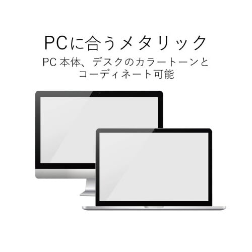 マウスパッド メタリック XLサイズ ブラック