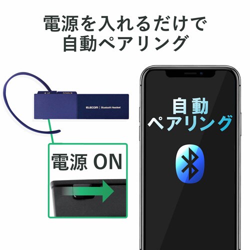 Bluetoothヘッドセット/HS20/ブルー