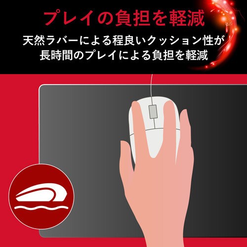 粗目ゲーミングマウスパッド/460mm×297mm