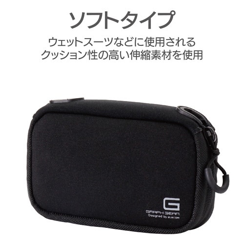 デジカメケース/ネオプレン/Mサイズ/ブラック
