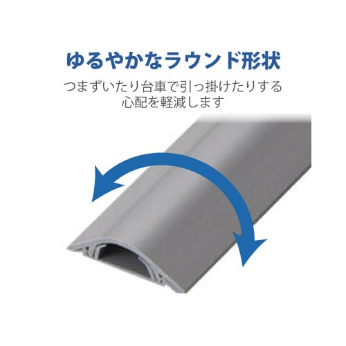 床用モール (長さ1m・グレー)