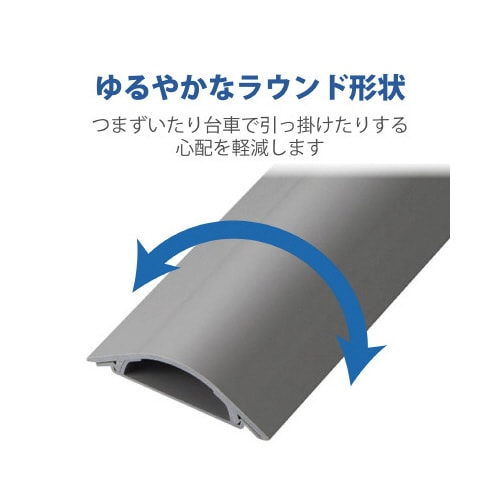 床用モール (長さ1m・グレー)