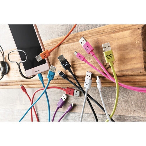 microBケーブル/1.2m/簡易包装/ホワイト