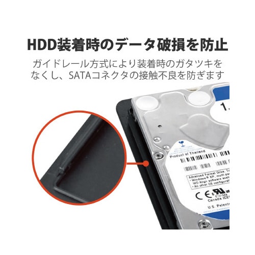 2.5インチHDD+SSD/USB3.0/ソフト付