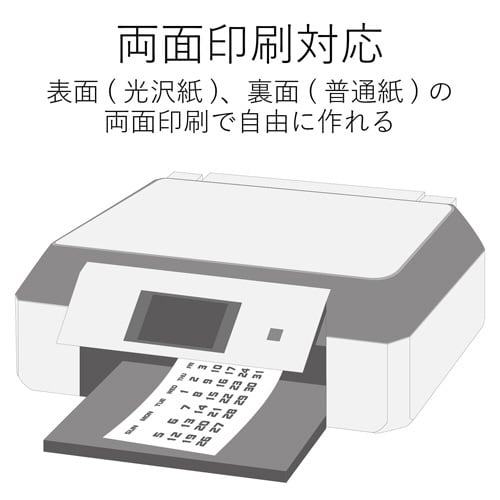 カレンダーキット ハガキサイズ 光沢 透明ケース付