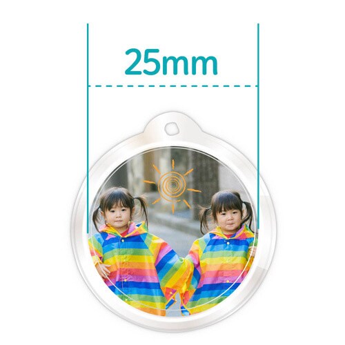 丸型 ミシン目入り テストプリント付