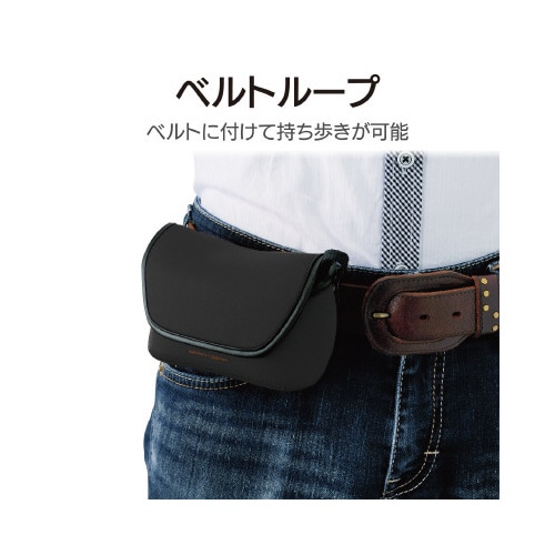 デジカメケース ネオプレン素材 LLサイズ BK