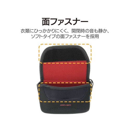 デジカメケース ネオプレン素材 LLサイズ BK