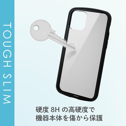 カバー TOUGH SLIM クリア ブラック