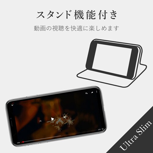 カバー 磁石/耐衝撃/カード収納 カーボン