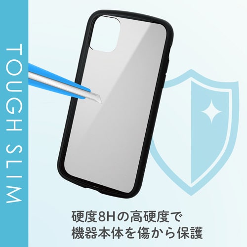 カバー TOUGH SLIM クリア ブラック