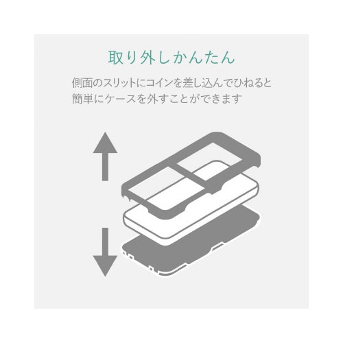 ウォークマンS310用ハードケース クリア