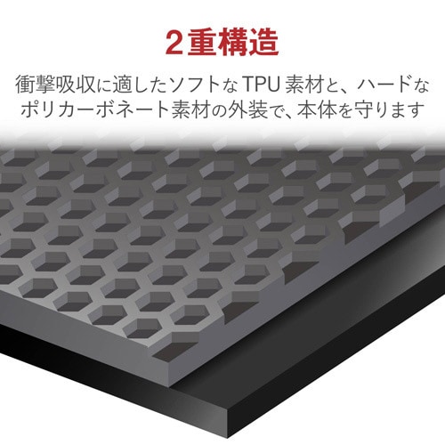 iPad 10.2 ZEROSHOCK耐衝撃ケース