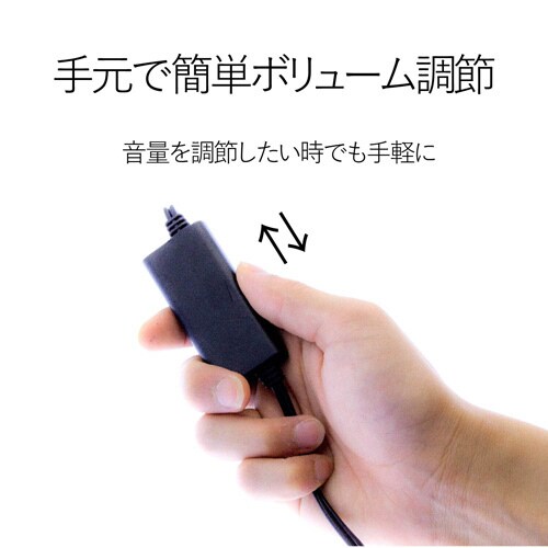 コンパクトスピーカー 4W USB電源 ブラック