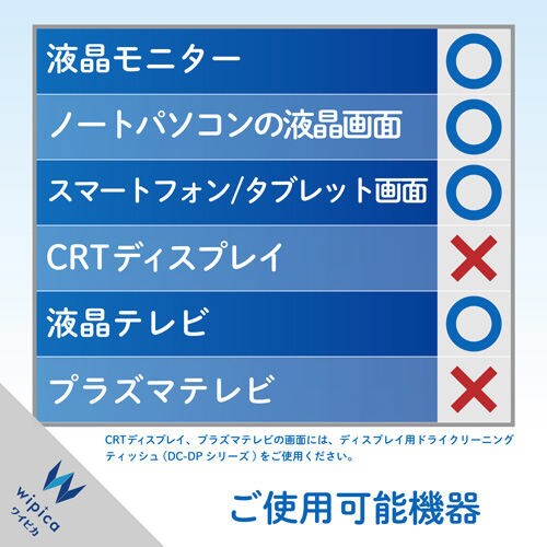 液晶用ウェットティッシュ 詰替 160枚
