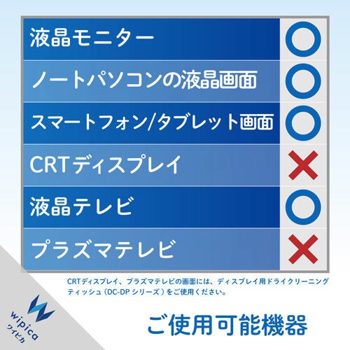 液晶用ウェットティッシュ ボトル 50枚