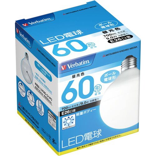 LED電球 ボール型 60型相当 昼光色