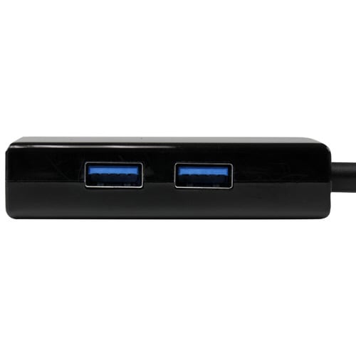 USB 3.0ハブ 2ポート LANアダプタ付