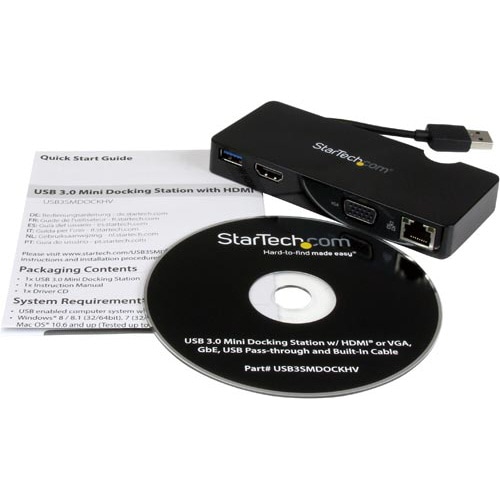 USB3.0接続ミニドッキングステーション