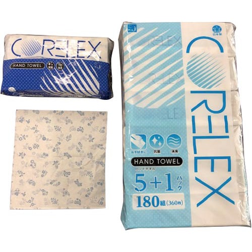 コアレックスハンドタオル180W6P
