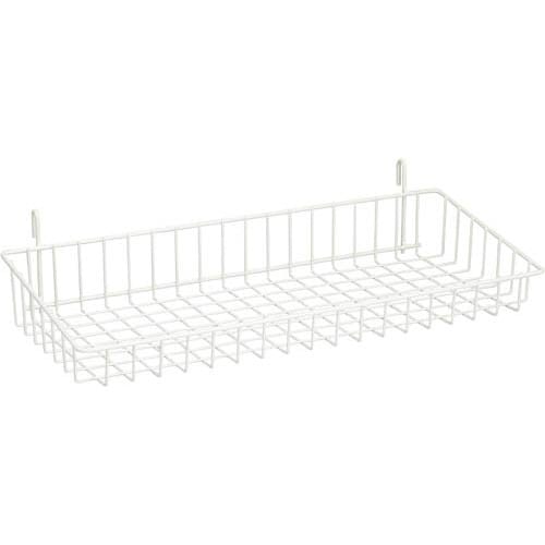 メッシュ用ワイヤー棚 幅575奥行235 ホワイト