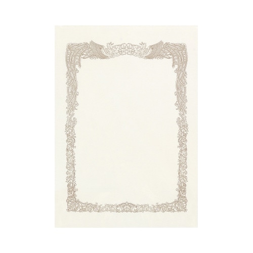 賞状用紙<OA対応>A3縦型ヨコ書用10枚