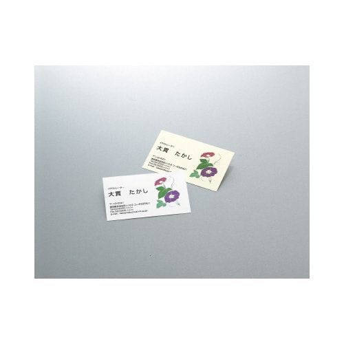 マルチプリンタ 名刺用紙 厚口 ホワイト 10枚