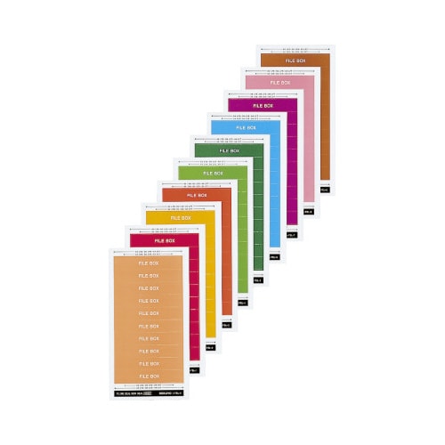 ボックスシール ヘッド ハードカラー 橙60片入