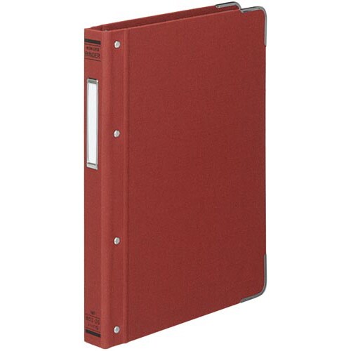 バインダーMP B5縦 100枚収容 総布貼 赤