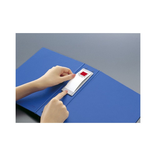 チューブFロングボディ青A4縦背幅69mm2穴