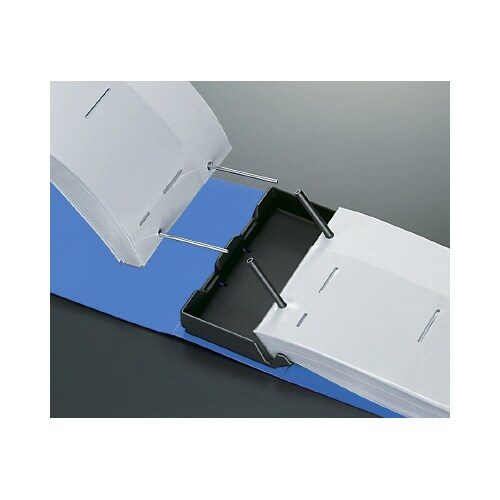 名刺ホルダー 2穴 縦入 300枚収容 青