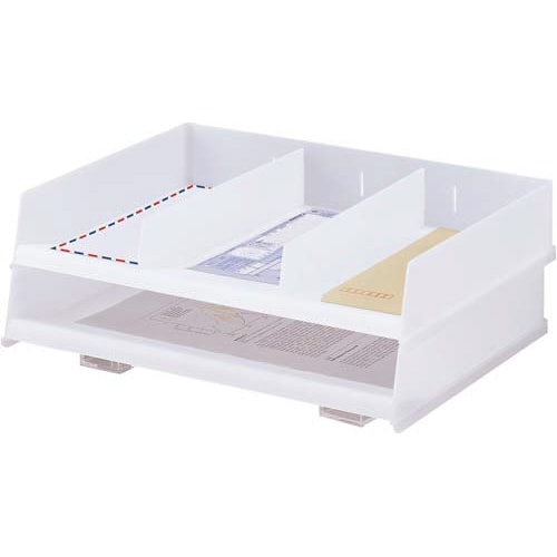 分類整理トレー 乳白 2個入×8