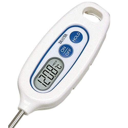 デジタル料理用スティック温度計 ホワイト