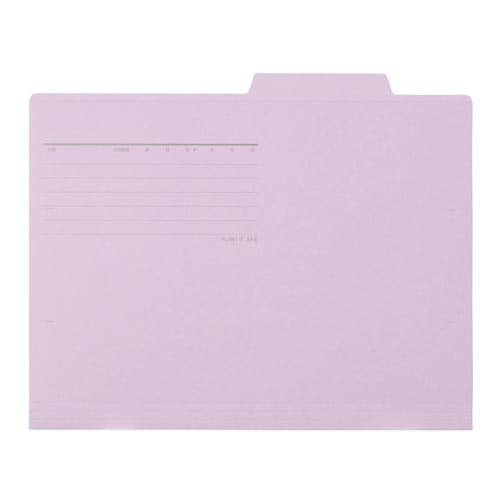 個別フォルダー A4横 バイオレット