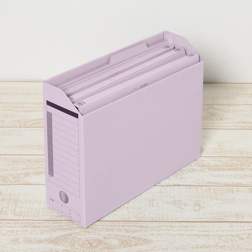 個別フォルダー A4横 バイオレット