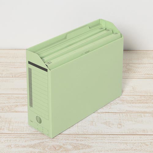 個別フォルダー A4横 グリーン 20セット