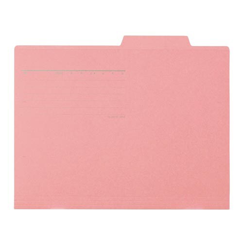 個別フォルダー A4横 ピンク