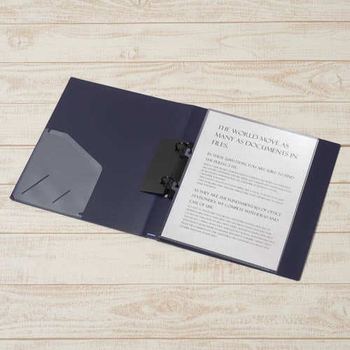 クリアーホルダーパンチ穴付A4縦×10