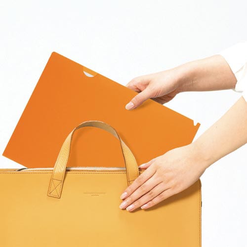 シンプルワーク ブラインドホルダーA4 オレンジ